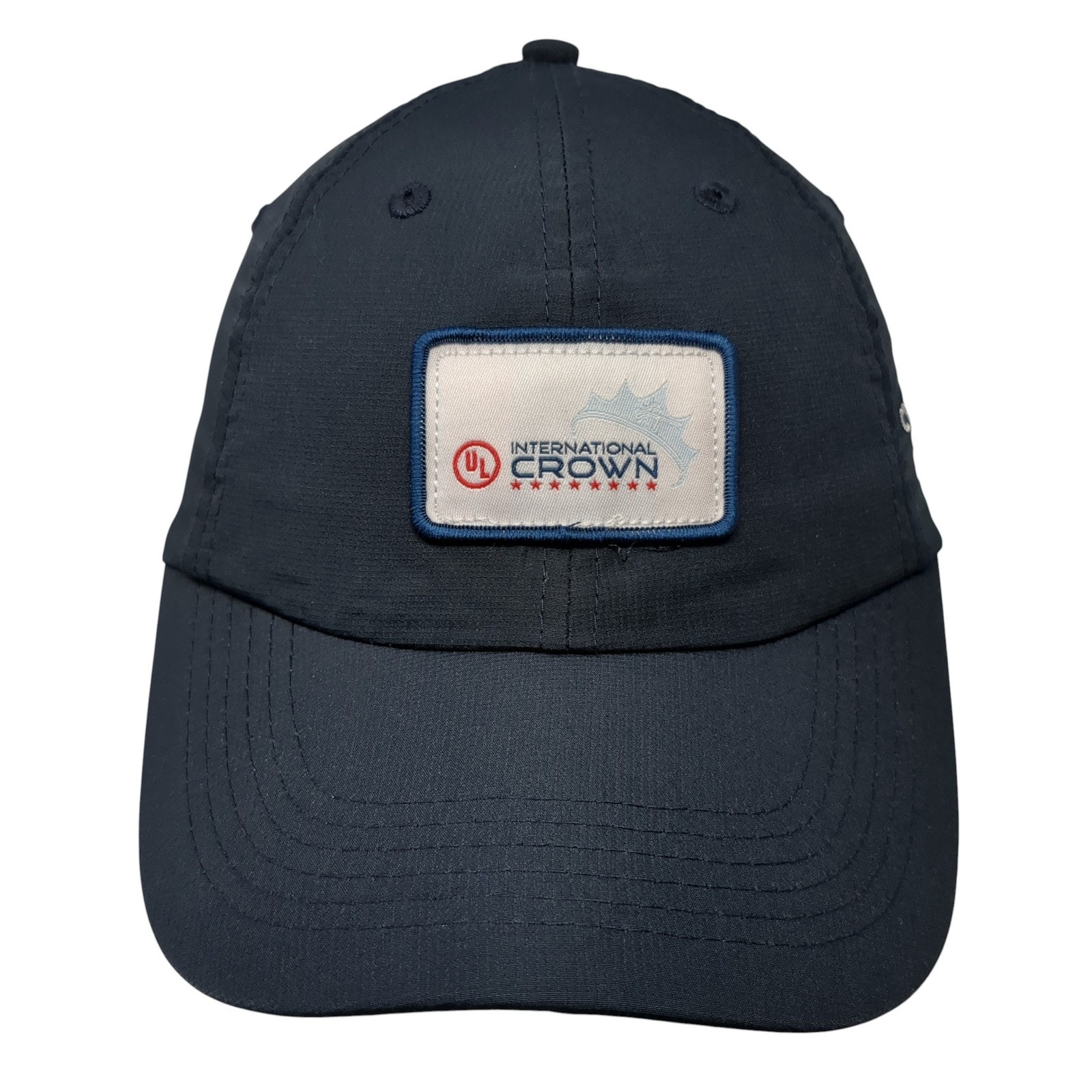International Crown Strapback Baseball Cap Blue One Size Adjustable Imperial